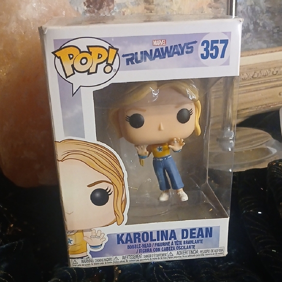 Funko Other - Funko Pop! Runaways Karolina Dean with Blue and Yellow Outfit